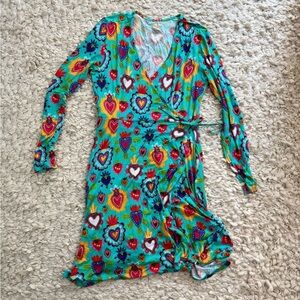 Muse Threads bamboo wrap dress S